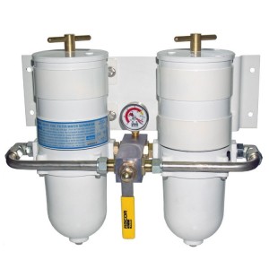 Двухсекционный переключаемый топливный фильтр-водоотделитель Racor тип 75900MAX